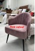 Hiro Occasional Arm Chair - PINK / BLUE / YELLOW